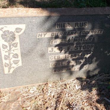 STOOP J.G.F. 1875-1956