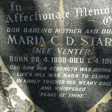 STARK Maria C.D. nee VENTER 1880-1964