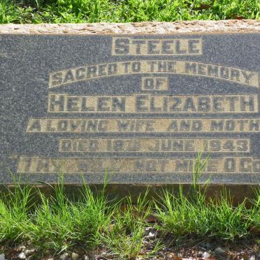 STEELE Robert Marshall 1875-1950 :: STEELE Helen Elizabeth -1943