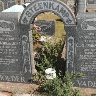 STEENKAMP Gert Frans Hendrik -1956 &amp; Jacoba Wilhelmina -1969