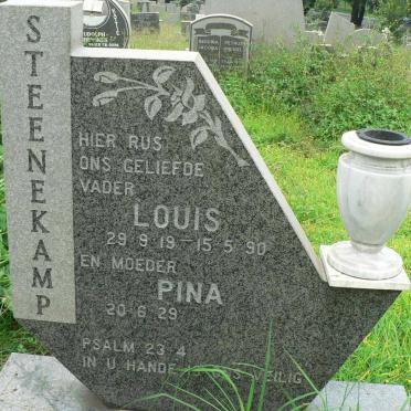 STEENKAMP Louis 1919-1990 &amp; Pina 1929-