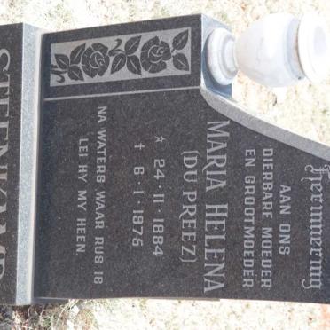 STEENKAMP Maria Helena nee DU PREEZ 1884-1975