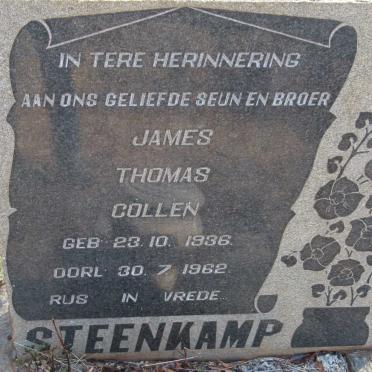 STEENKAMP James Thomas Collen 1936-1962