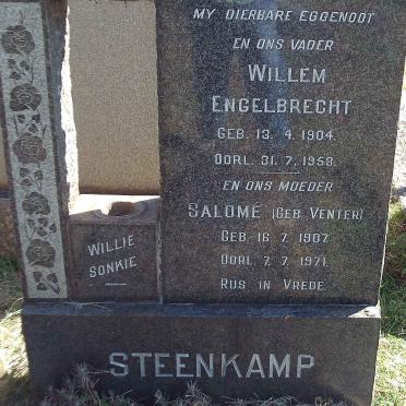 STEENKAMP Willem Engelbrecht 1904-1958 &amp; Salomé VENTER 1907-1971