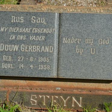 STEYN Douw Gerbrand 1905-1958