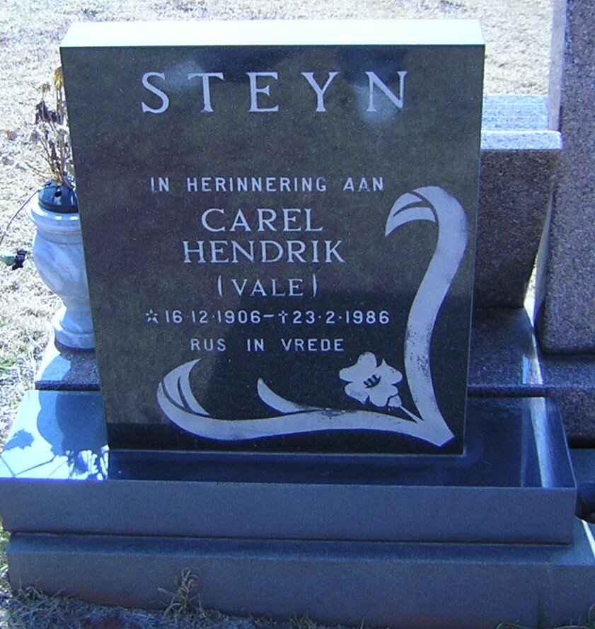 STEYN Carel Hendrik 1906-1986
