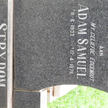 STRYDOM Adam Samuel 1933-1976