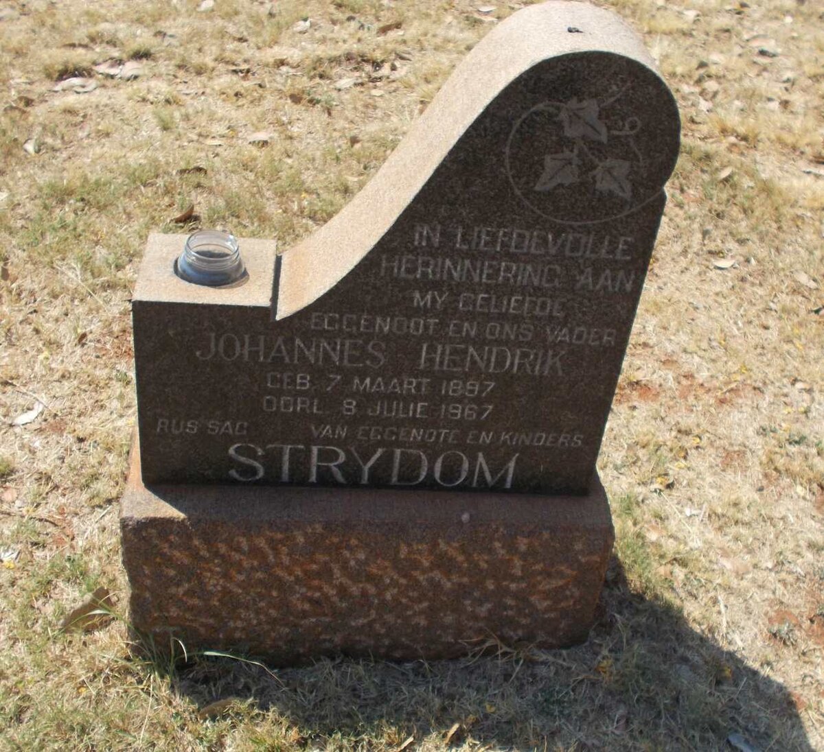 STRYDOM Johannes Hendrik 1897-1967