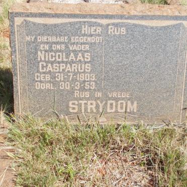 STRYDOM Nicolaas Casparus 1903-1953