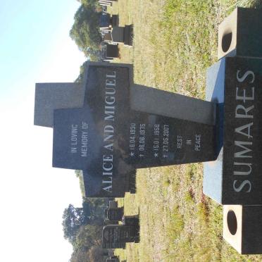 SUMARES Alice 1930-1975 :: SUMARES Miguel 1956-2007