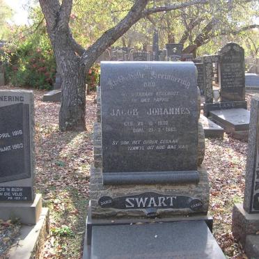 SWART Jacob Johannes 1930-1963