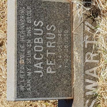 SWARTZ Jacobus Petrus 1946-1990