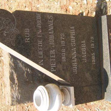 SWART Pieter Johannes 1906-1973 &amp; Johanna Sophia Jacoba 1905-1979