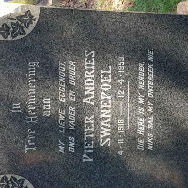 SWANEPOEL Pieter Andries 1918-1959