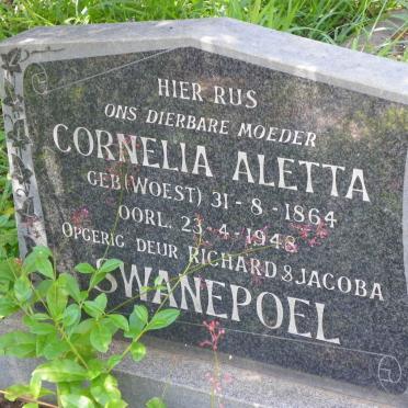 SWANEPOEL Cornelia Aletta nee WOEST 1864-1948