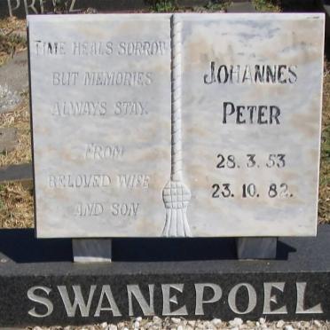 SWANEPOEL Johannes Peter 1953-1982