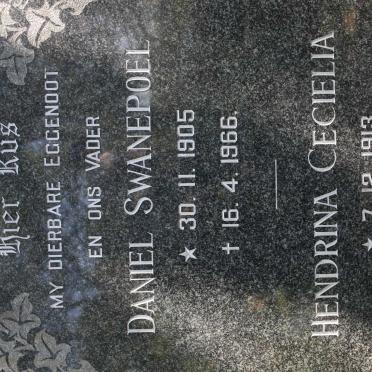SWANEPOEL Daniel 1905-1966 &amp; Hendrina Cecielia 1913-1993