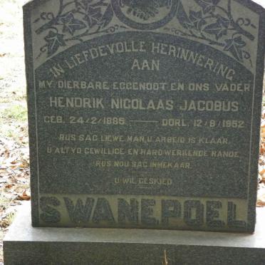 SWANEPOEL Hendrik Nicolaas Jacobus 1885-1952