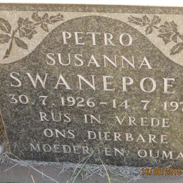 SWANEPOEL Petro Susanna 1926-1973