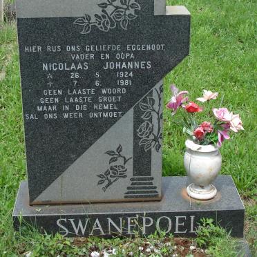 SWANEPOEL Nicolaas Johannes 1924-1981