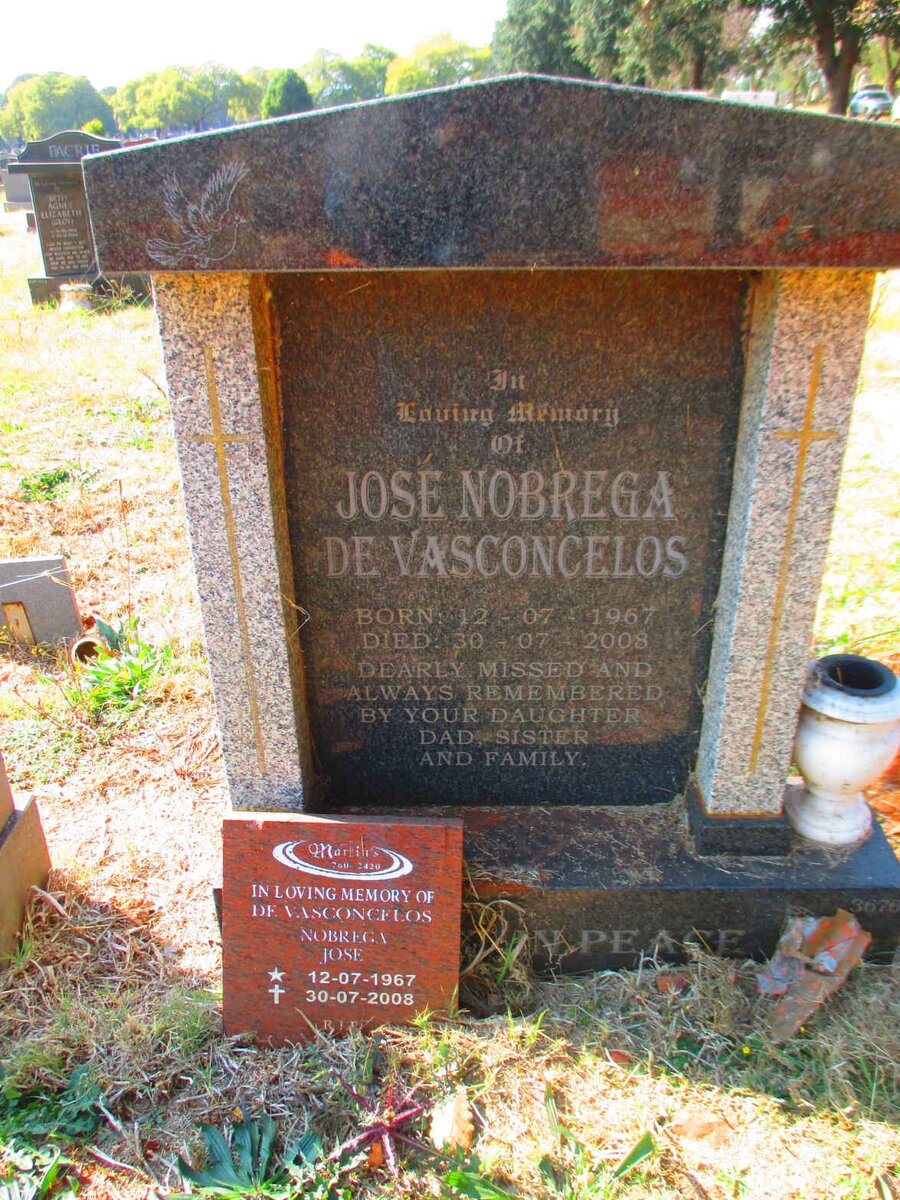 VASCONCELOS Jose Nobrega, de 1967-2008