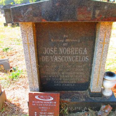 VASCONCELOS Jose Nobrega, de 1967-2008