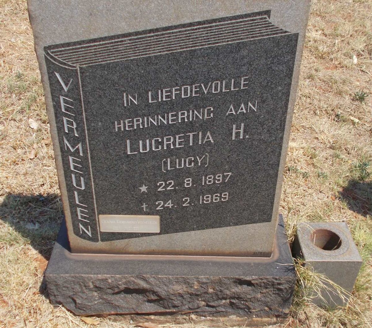 VERMEULEN Lucretia H. 1897-1969