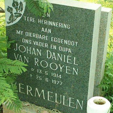 VERMEULEN Johan Daniel van Rooyen 1914-1977