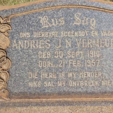 VERMEULEN Andries J.N. 1910-1957
