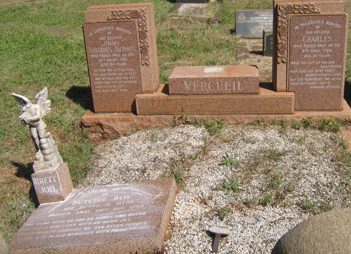 VERCUEIL Johannes Jacobus -1961 :: VERCUEIL Charles -1954 :: VERCUEIL Brett Joel -1969