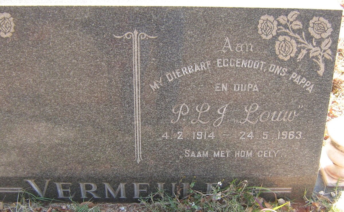 VERMEULEN P.L.J. 1914-1963