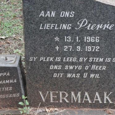 VERMAAK Pierrie 1966-1972