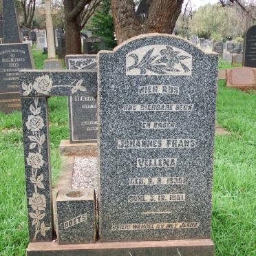 VELLEMA Johannes Frans 1930-1950