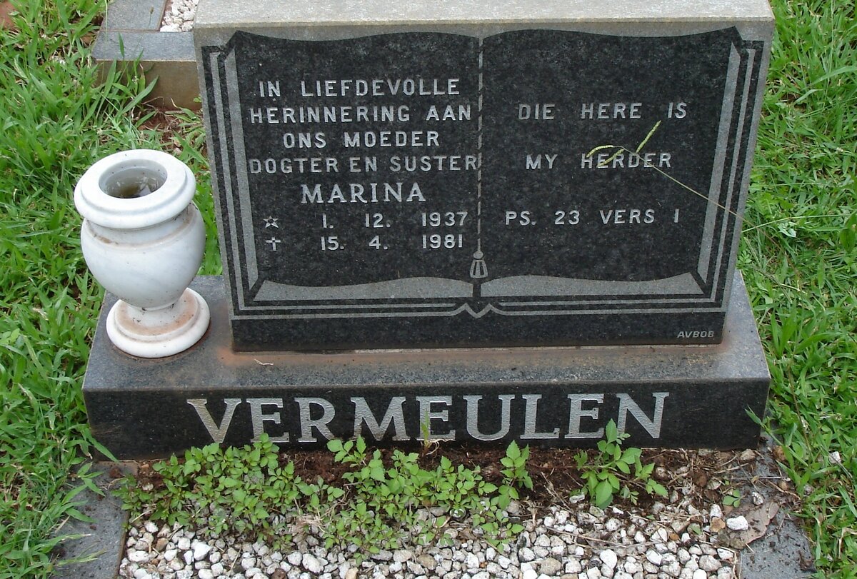 VERMEULEN Marina 1937-1981