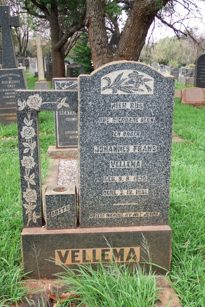 VELLEMA Johannes Frans 1930-1950