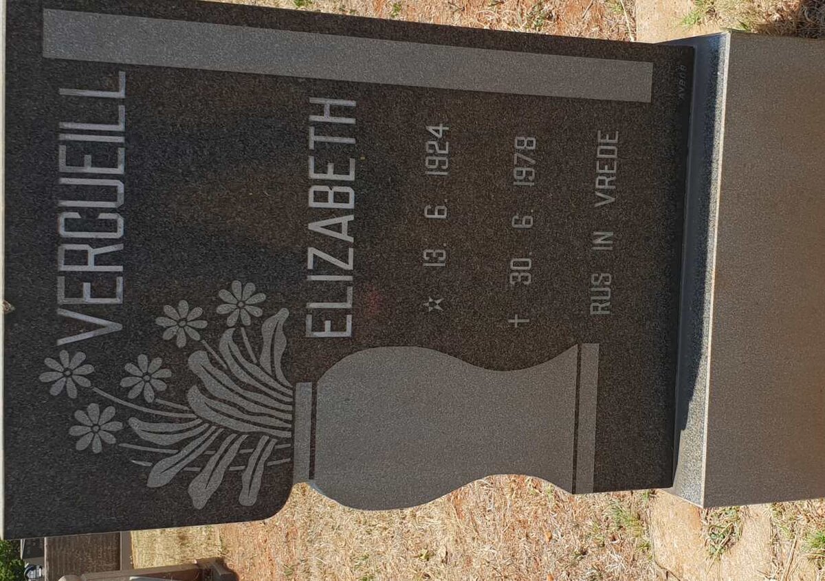 VERCUEILL Elizabeth 1924-1978