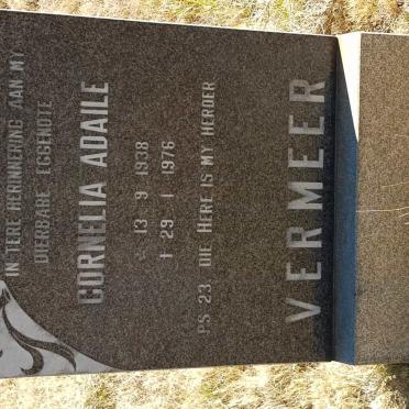 VERMEER Cornelia Adaile 1938-1976