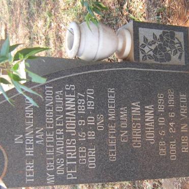 VERMEULEN Petrus Johannes 1897-1970 &amp; Christina Johanna 1896-1982