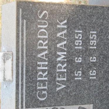 VERMAAK Gerhardus 1951-1951