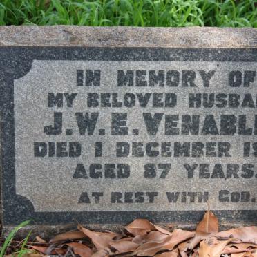 VENABLES J.W.E. -1952