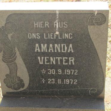 VENTER Amanda 1972-1972