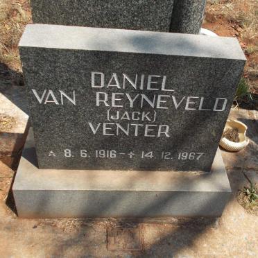 VENTER Daniel Van Reyneveld 1916-1967