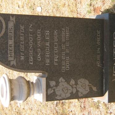 VENTER Hercules Frederick 1893-1963