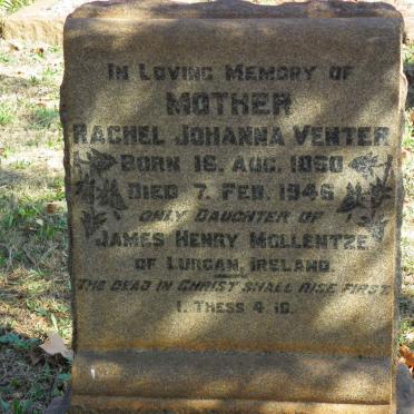 VENTER Rachel Johanna nee MOLLENTZE 1850-1946
