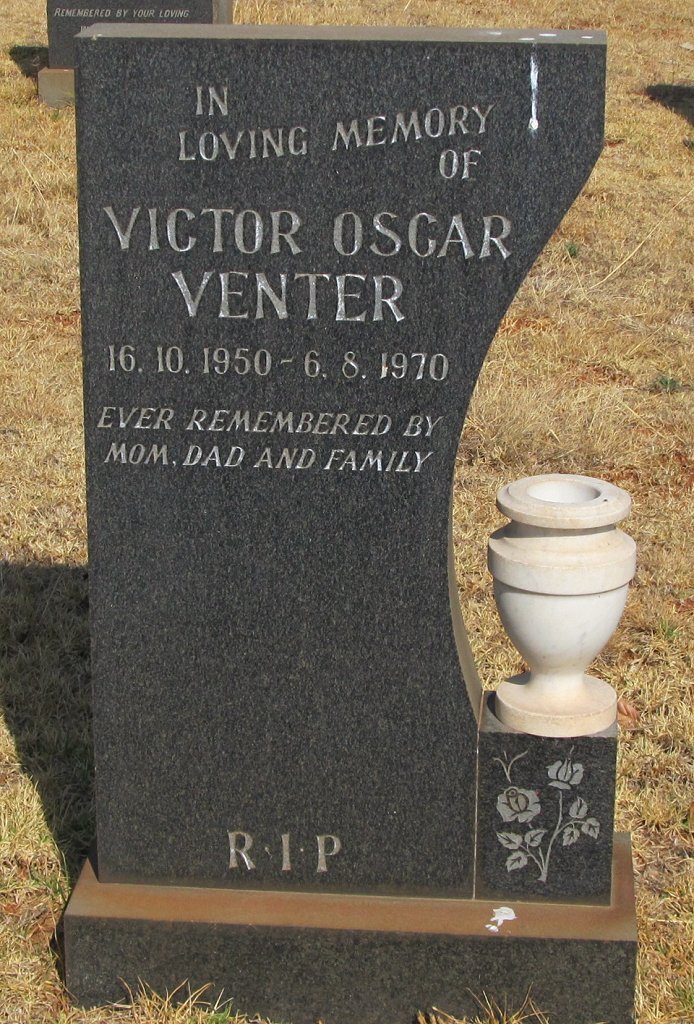 VENTER Victor Oscar 1950-1970