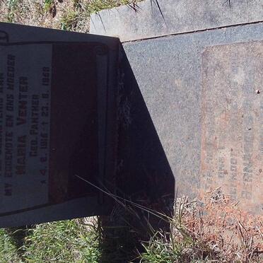 VENTER Bernardus Rudolf 1916-1985 &amp; Maria PANTHER 1915-1958