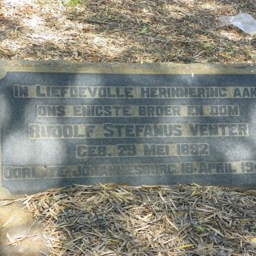 VENTER Rudolf Stefanus 1892-1947