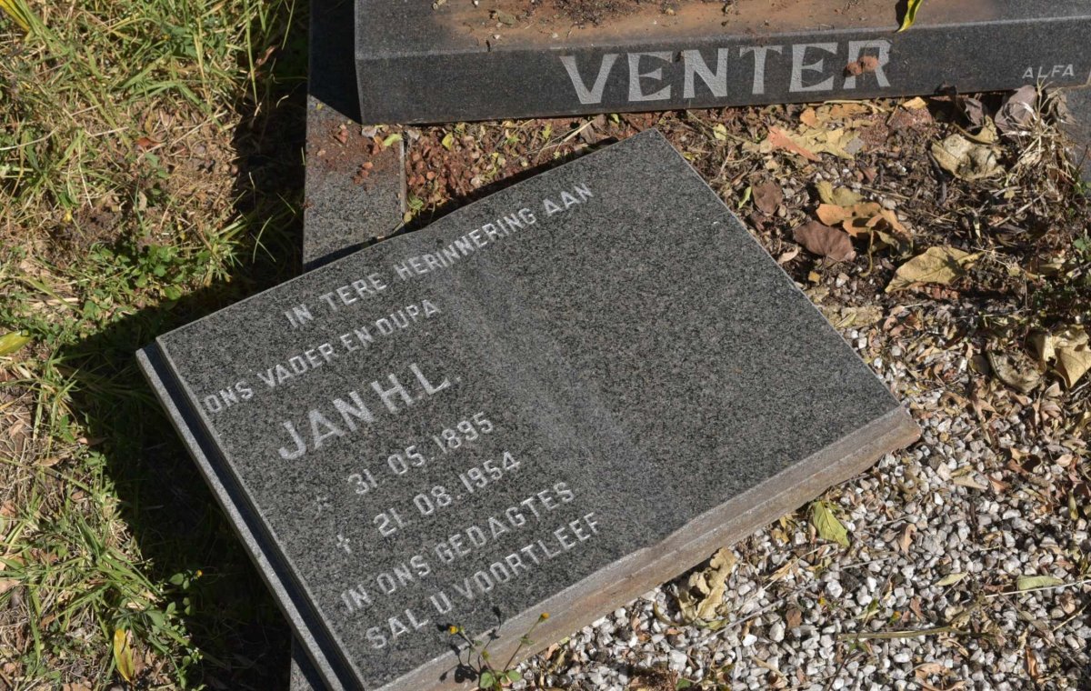 VENTER Jan H.L. 1895-1954