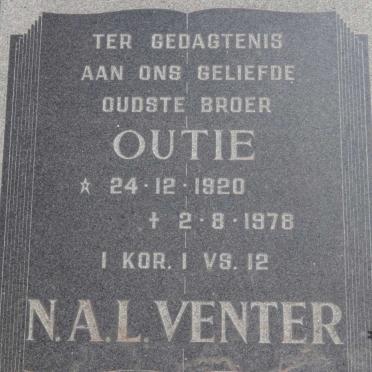 VENTER N.A.L. 1920-1978
