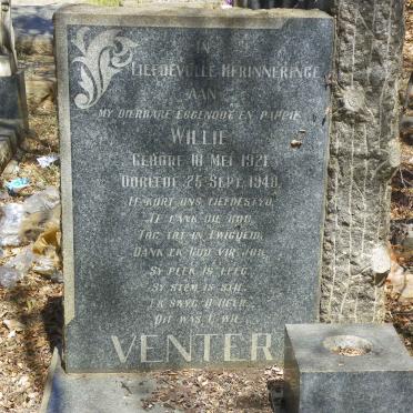 VENTER Willie 1921-1948